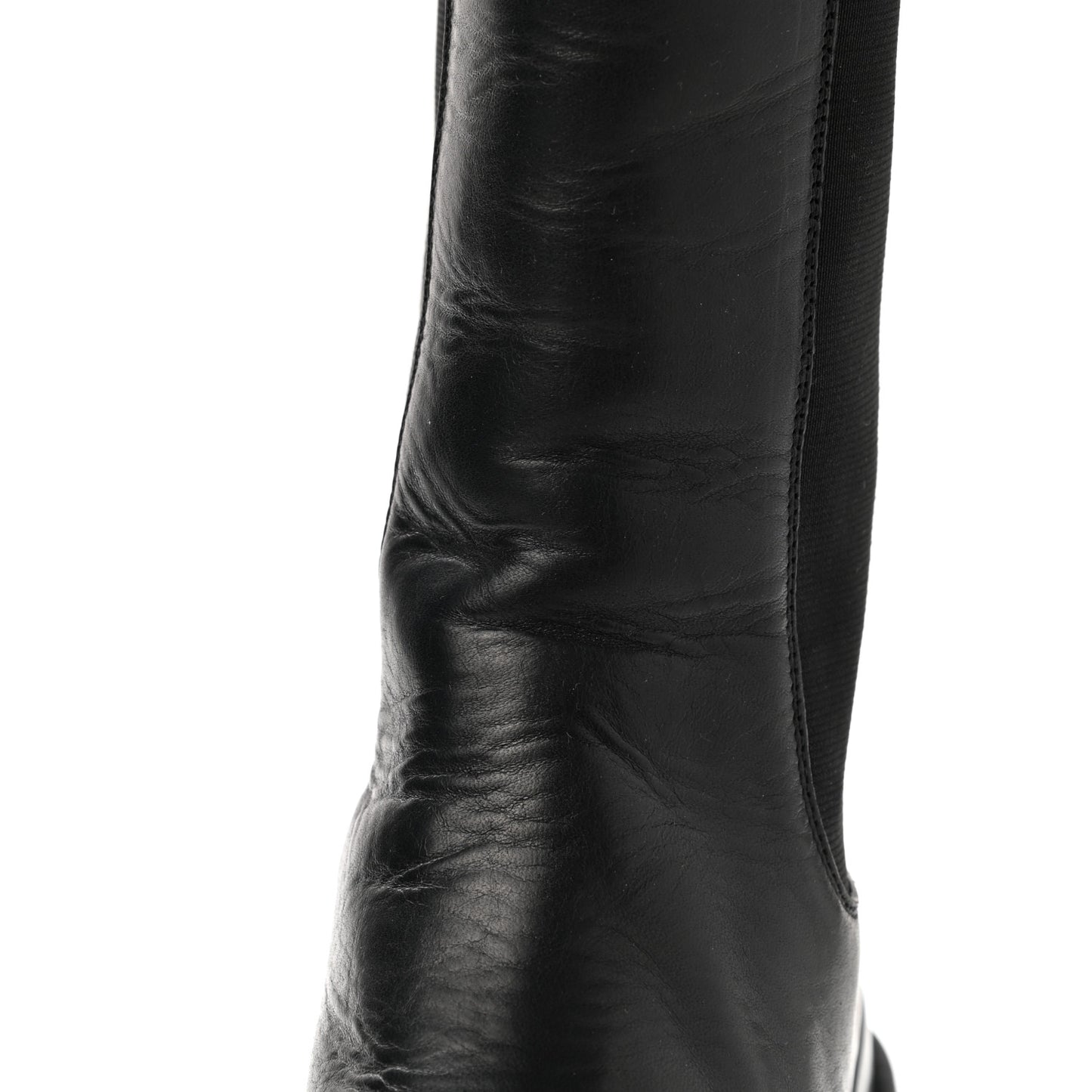 Calfskin The Lug Chelsea 55mm Boots 40.5 Black