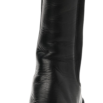 Bottega Veneta Calfskin The Lug Chelsea 55mm Boots 40.5 Black 9 of 10