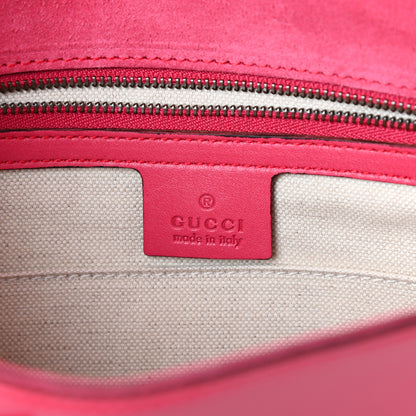 Gucci Patent Large Bright Bit Shoulder Bag Shocking Pink 7 of 10