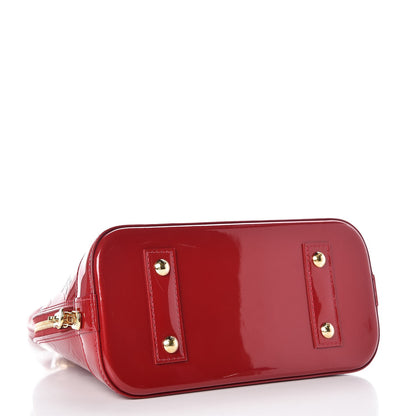 Louis Vuitton Vernis Alma BB Pomme D'Amour 4 of 6