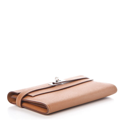 Hermes Epsom Kelly Longue Wallet Gold 4 of 12