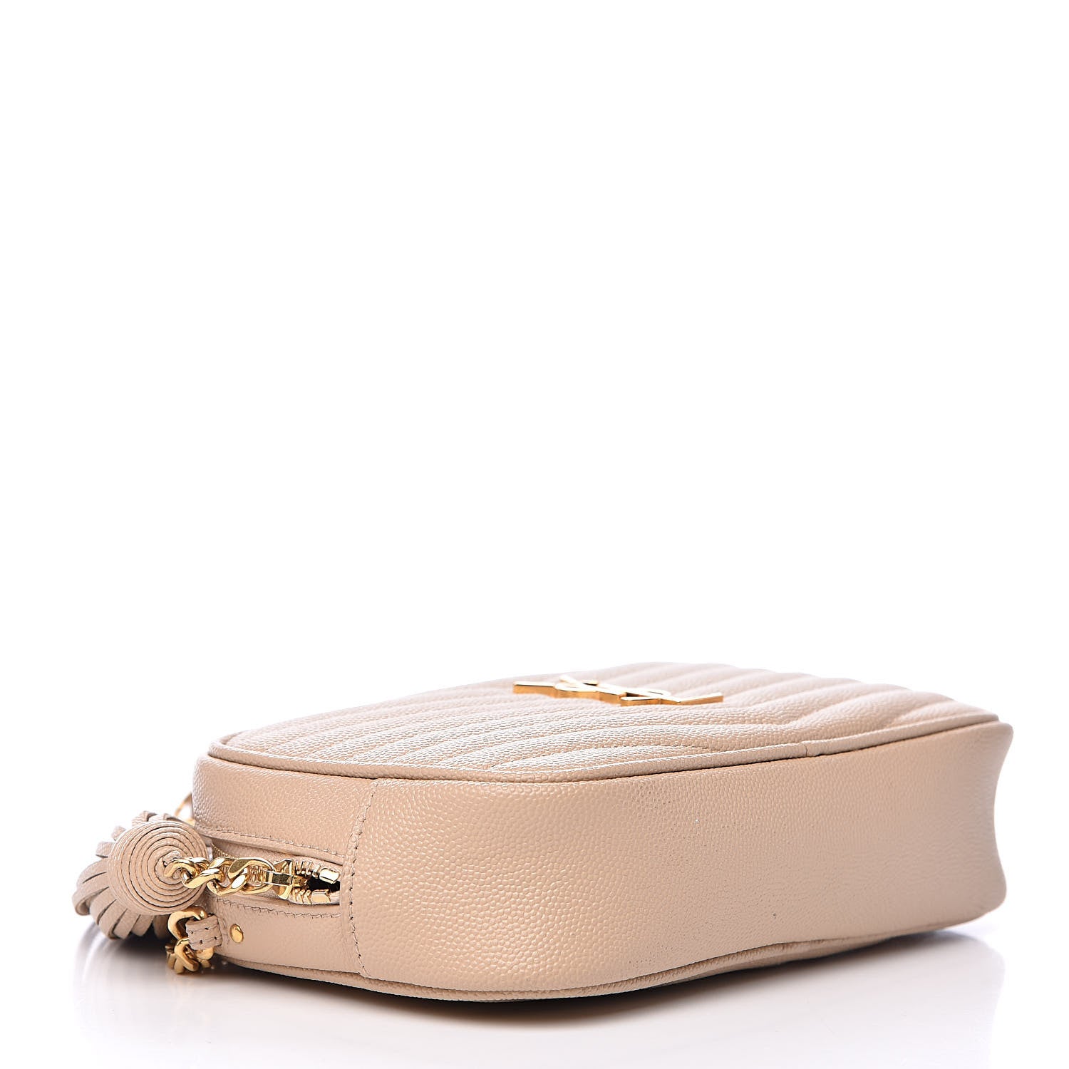 Saint Laurent Grain De Poudre Matelasse Monogram Mini Lou Camera Bag New Powder 4 of 12