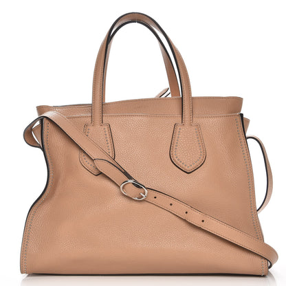 Gucci Cellarius Calfskin Ramble Studded Layered Tote Camelia 1 of 9