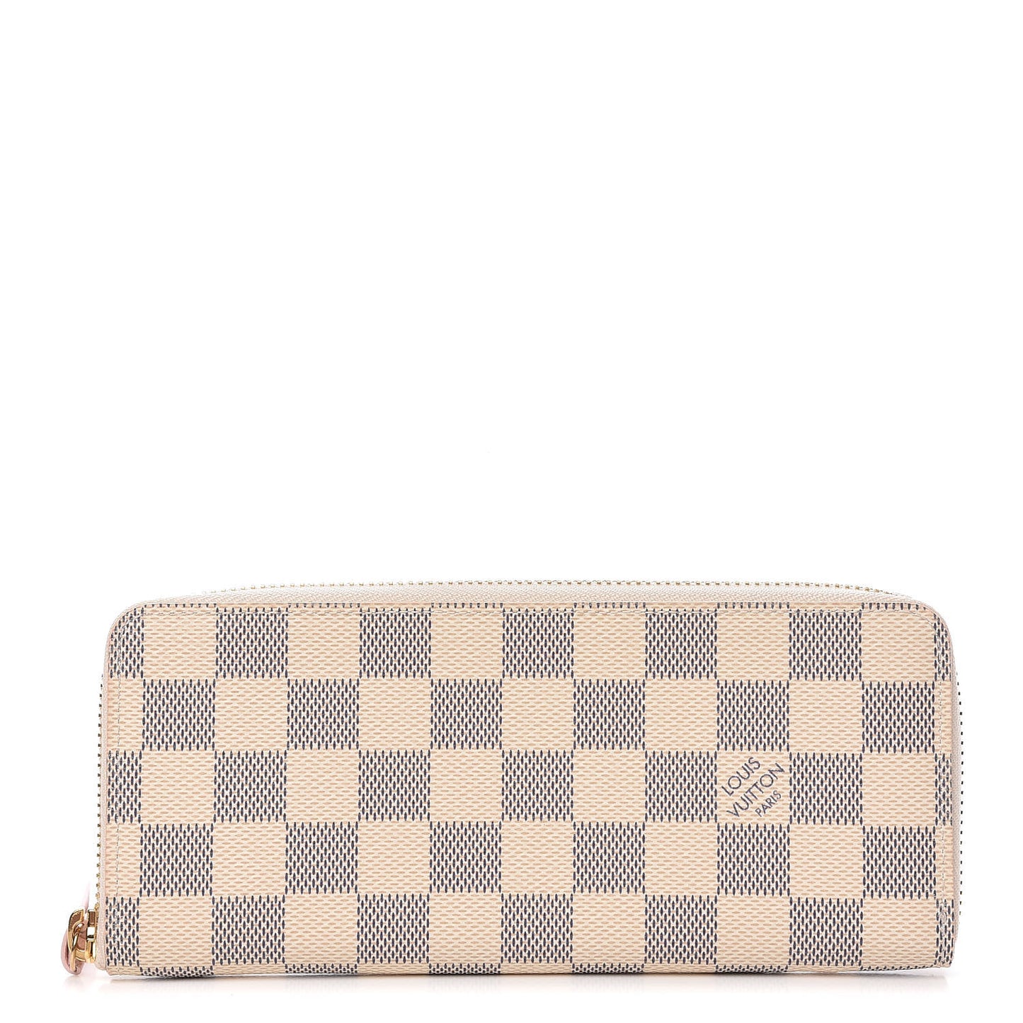Damier Azur Clemence Wallet Rose Ballerine