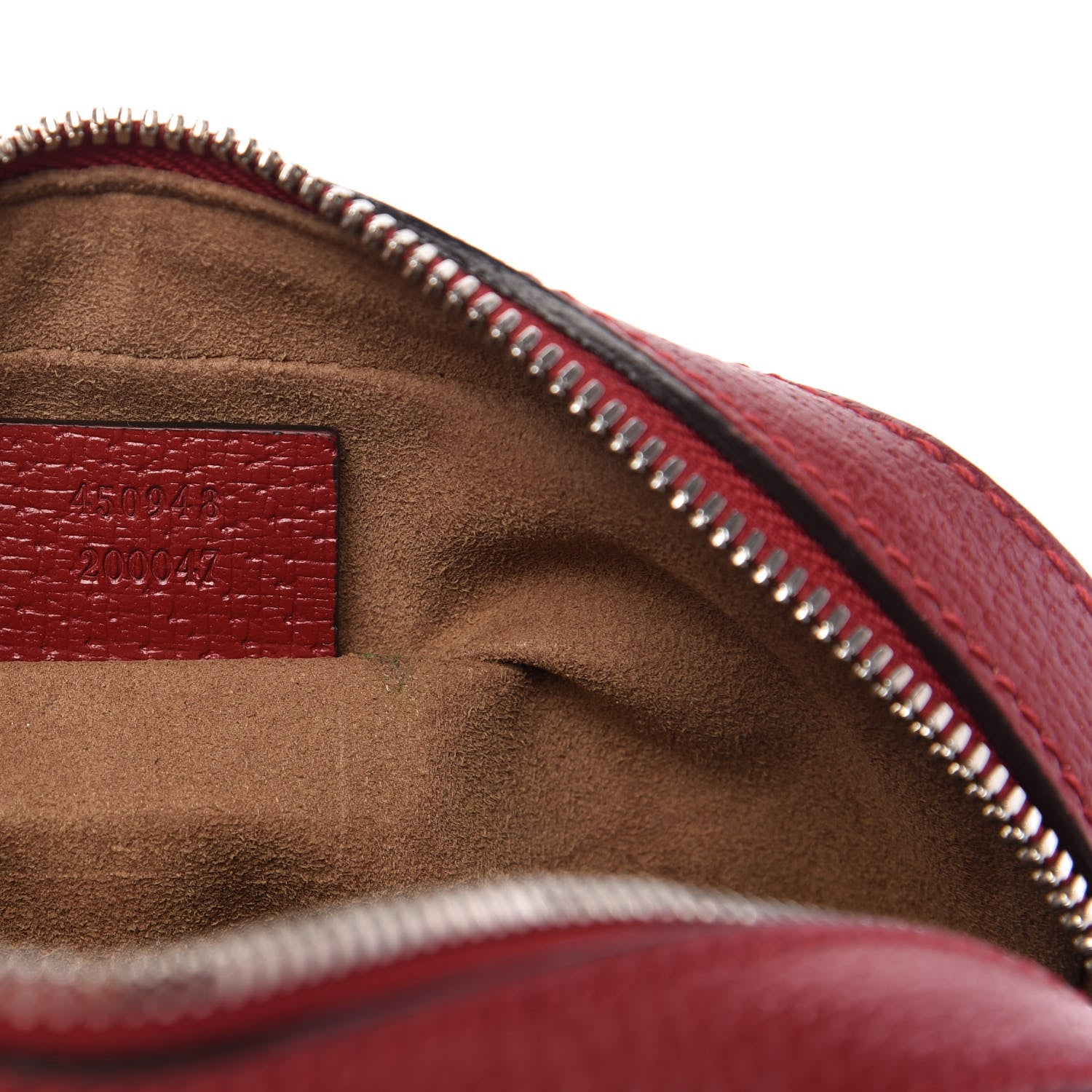 Gucci GG Supreme Monogram Tian Web Small Camera Bag Beige Multicolor Red 9 of 10