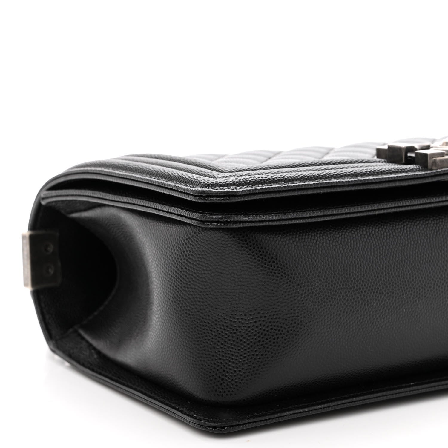 Chanel Caviar Quilted Medium Boy Flap Black 9 of 10