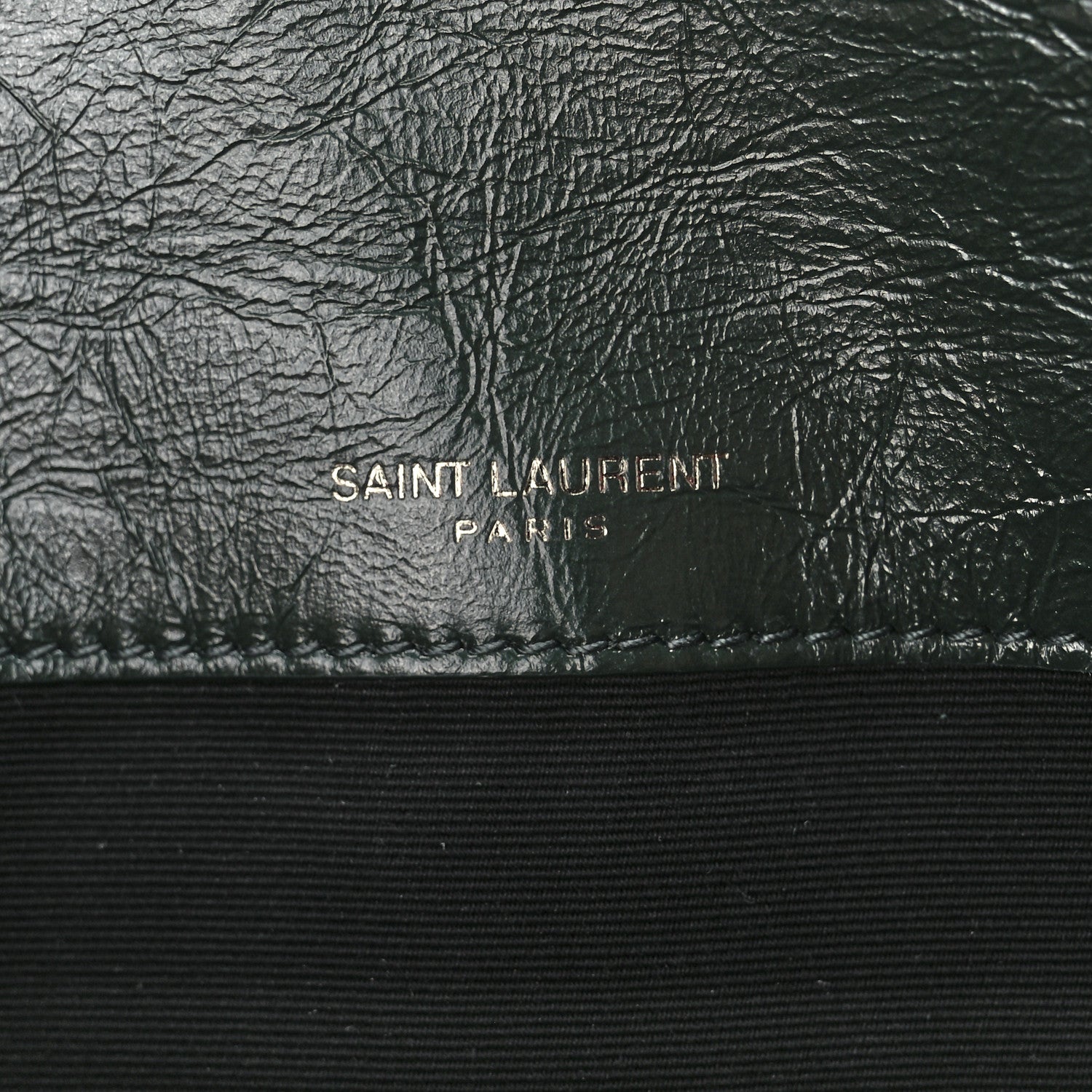 Saint Laurent Crinkled Calfskin Matelasse Monogram Baby Niki Chain Satchel 6 of 12