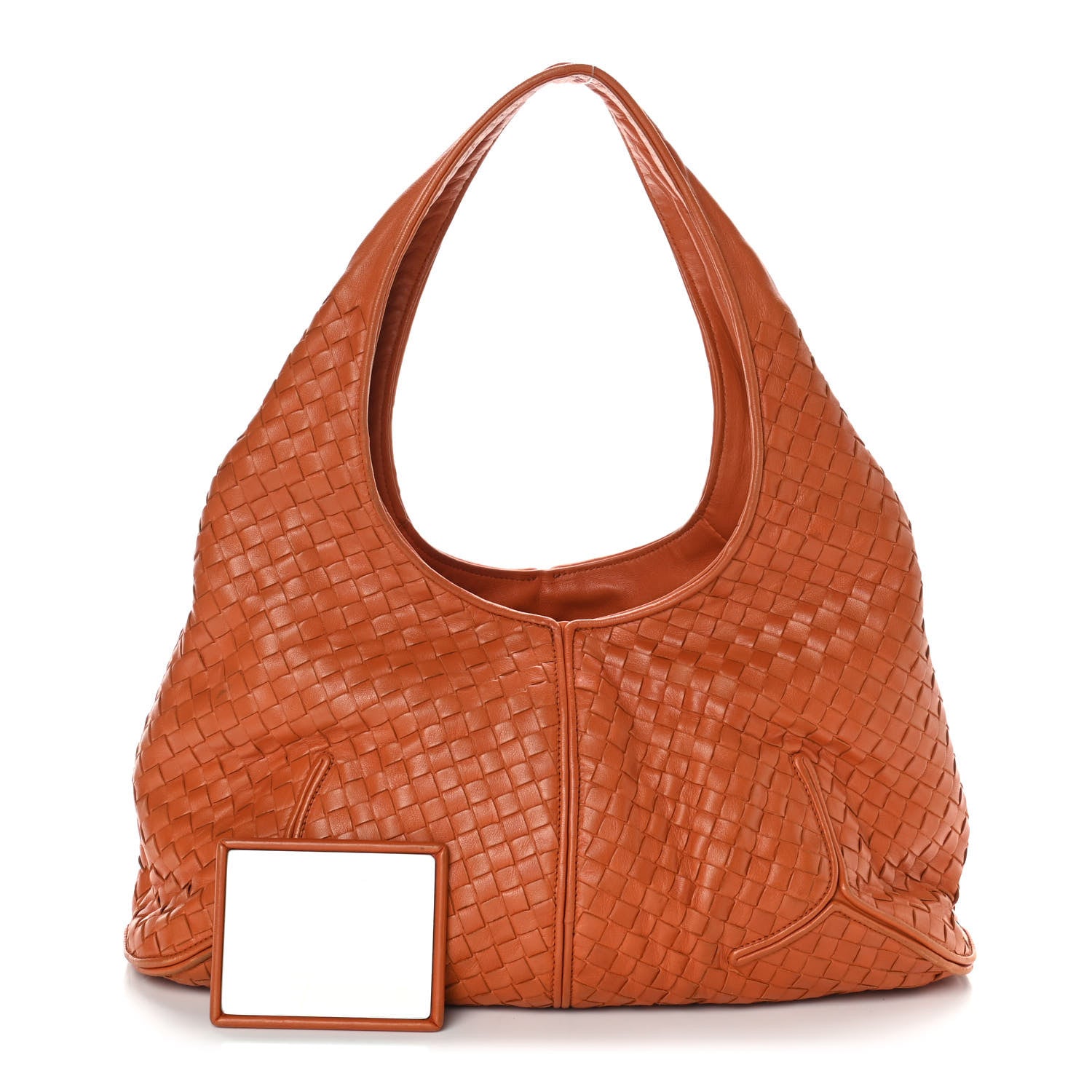 Bottega Veneta Nappa Intrecciato Ball Hobo Orange 1 of 7