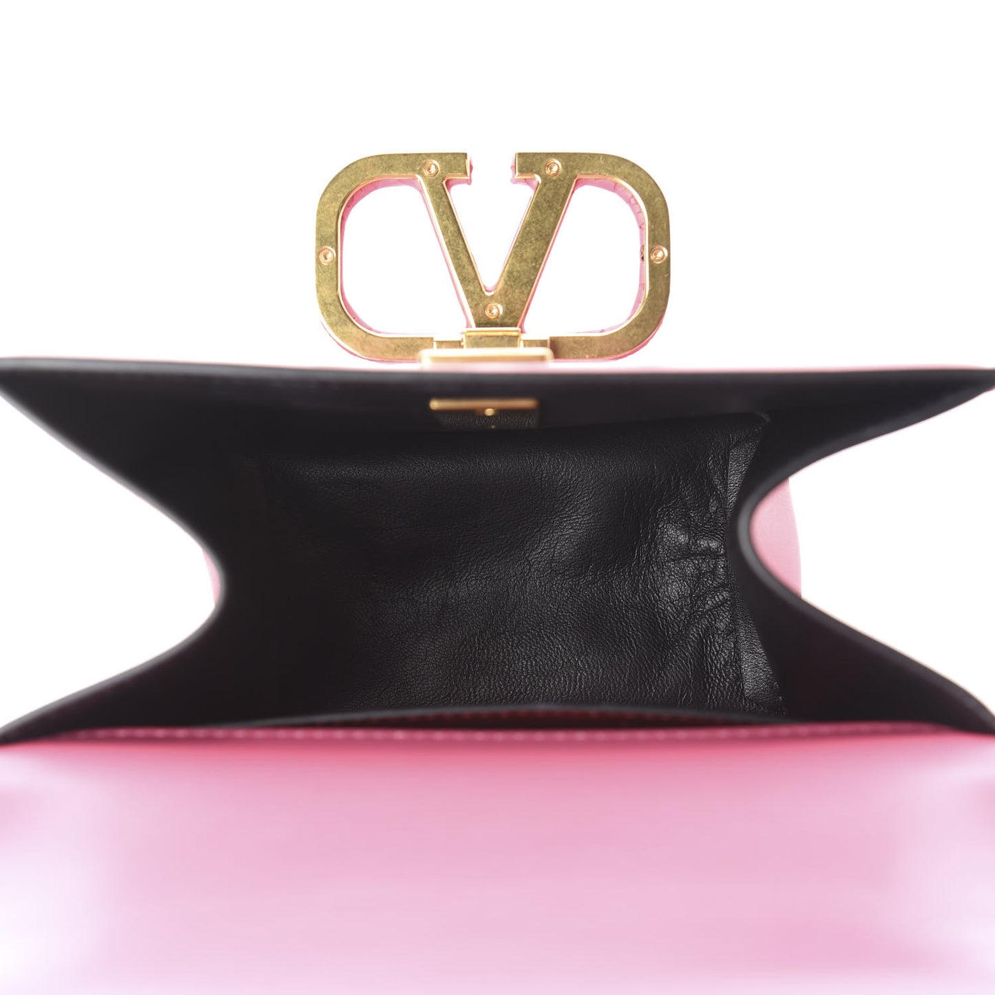 Smooth Calfskin Small VSling Shoulder Bag Pink