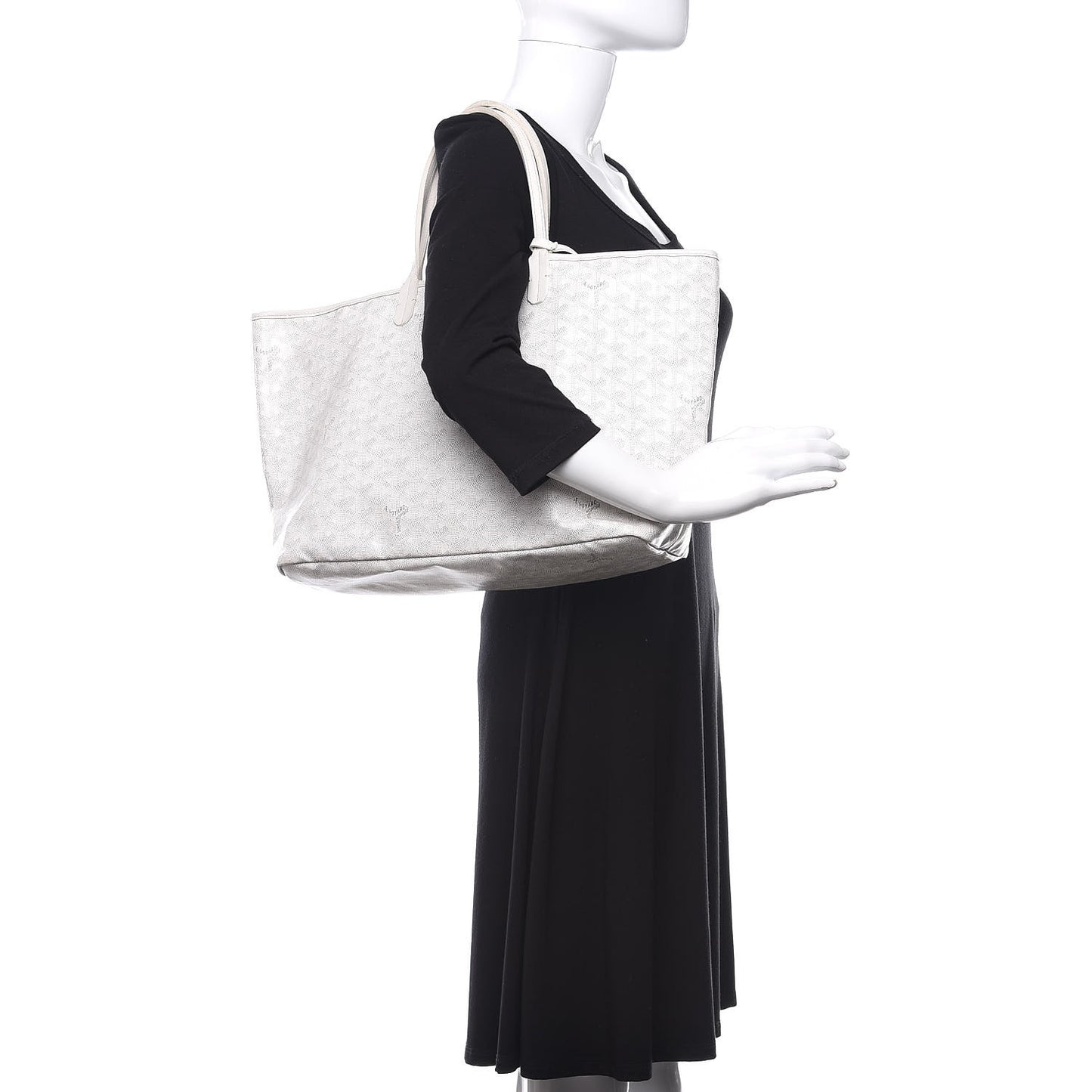 Goyardine Saint Louis PM White