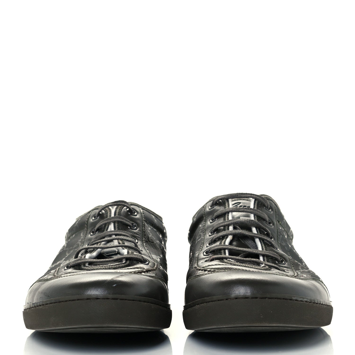 Gucci Imprime Monogram Low Top Sneakers 11 Military 3 of 11