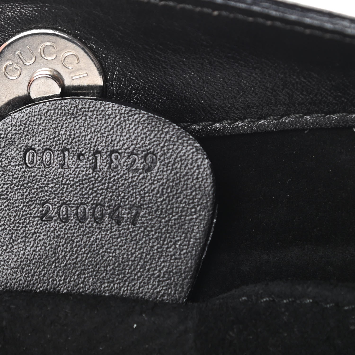Gucci Calfskin Shoulder Bag Black 7 of 11