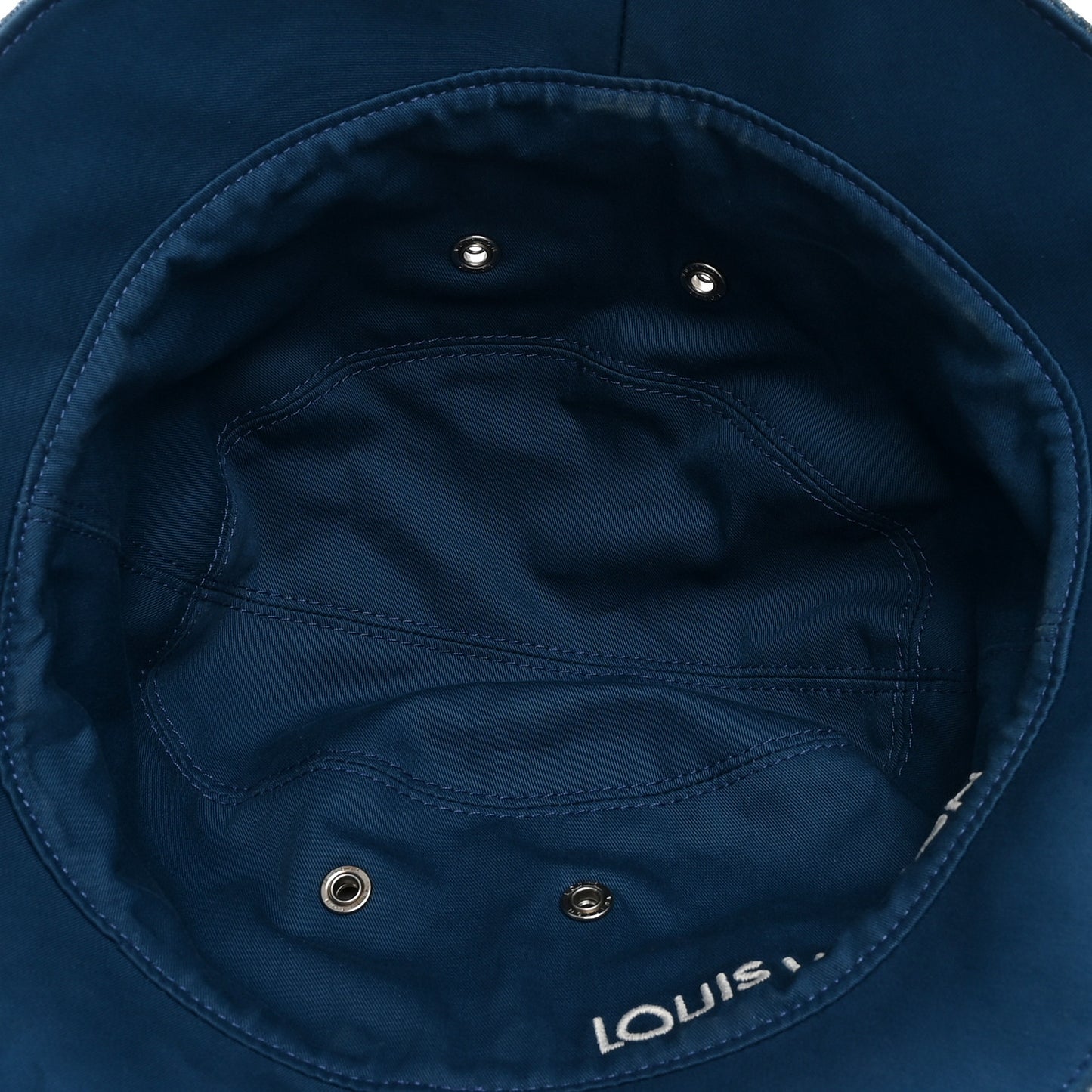 Monogram Denim Transformable Bob Bucket Hat Blue