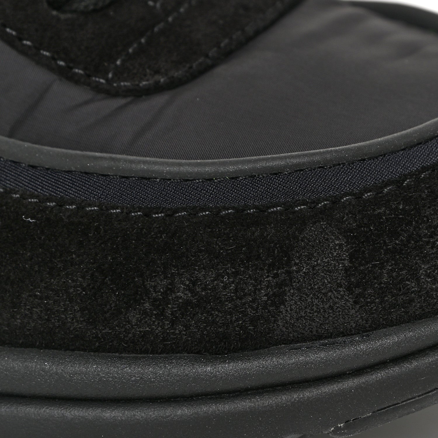 Chanel Nylon Calfskin Suede Calfskin CC Sneakers 39.5 Black 11 of 14