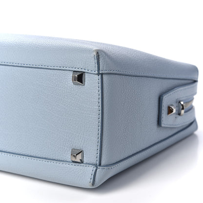 MCM Grained Calfskin Medium Ella Boston Sky Blue 6 of 8