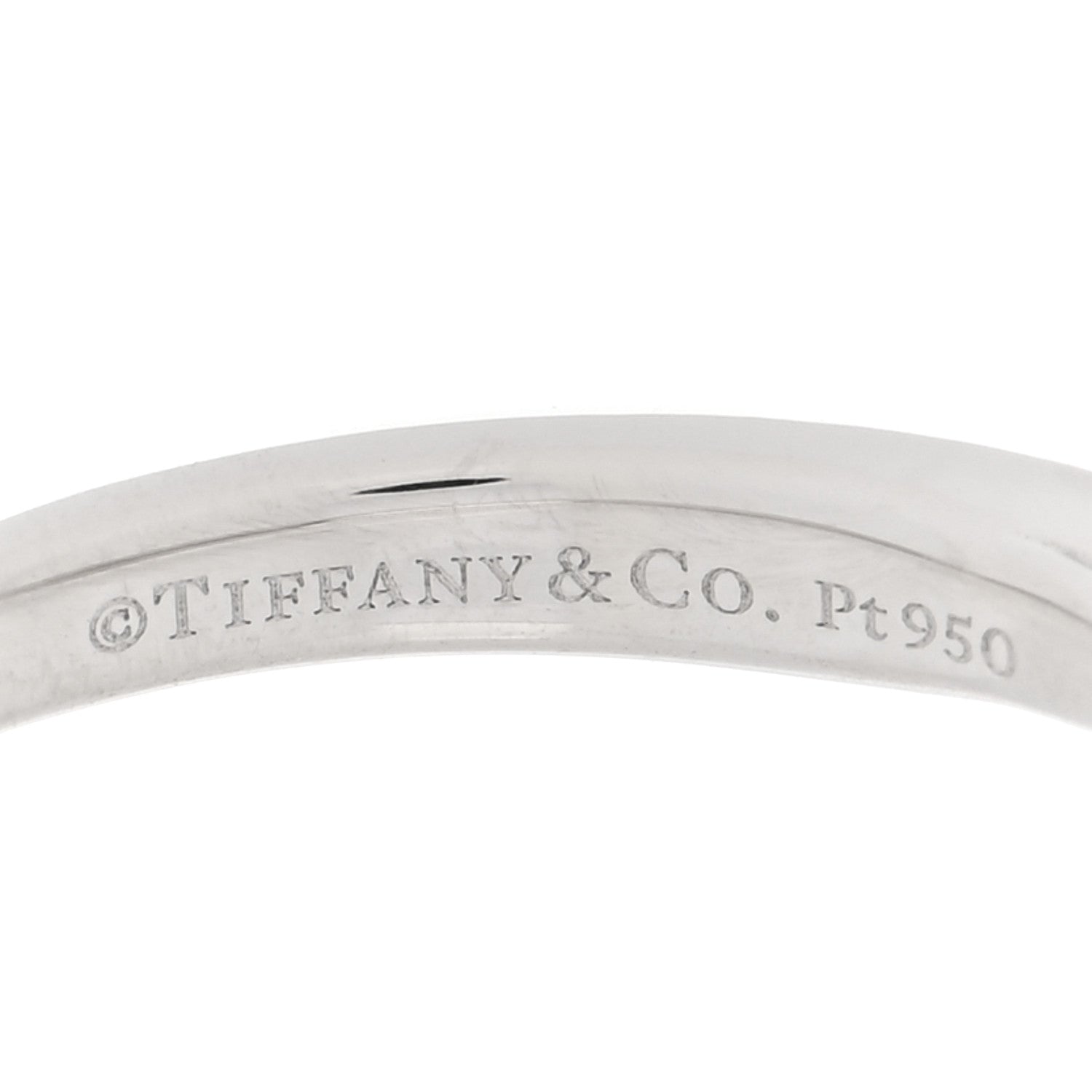 Tiffany Platinum Diamond .20ct Harmony Solitaire Engagement Ring 51 5.75 4 of 5
