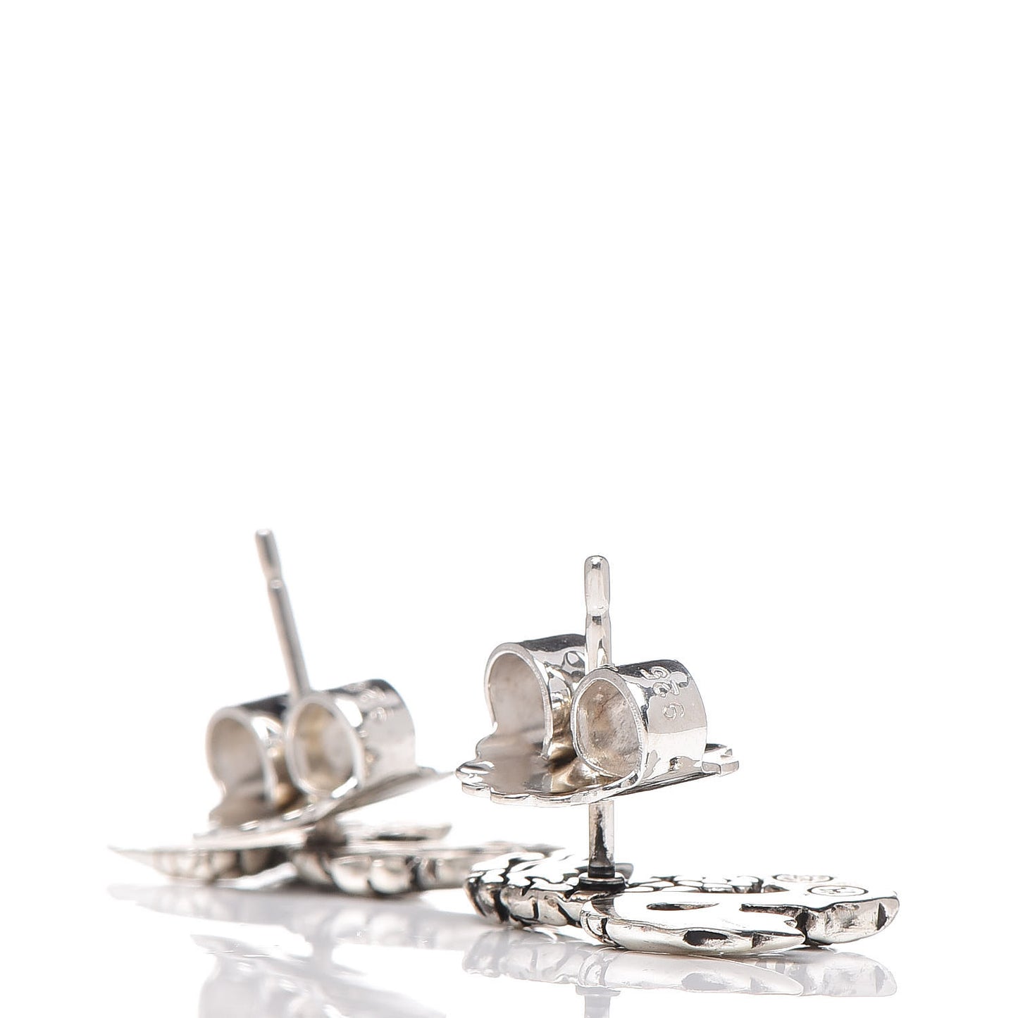 Sterling Silver Naga Post Earrings