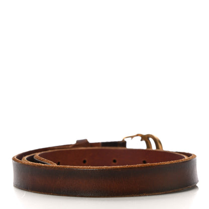 Gucci Faded Calfskin Double G 20mm Belt 85 34 Cuir 2 of 10