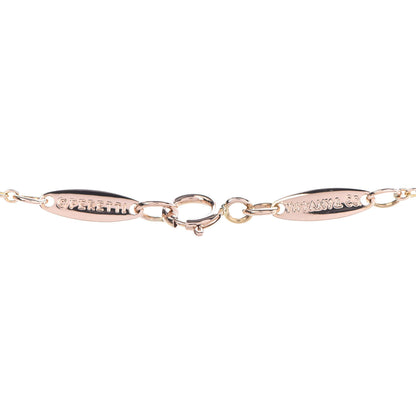 Tiffany 18K Rose Gold Diamond .03ct Elsa Peretti Diamonds by the Yard Pendant Necklace 5 of 8