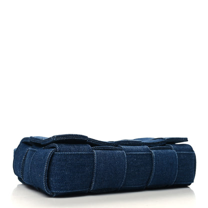Bottega Veneta Denim Maxi Intrecciato Cassette Crossbody Bag Indigo 4 of 10