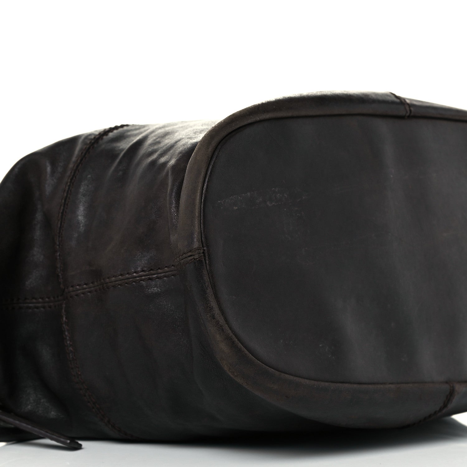 Givenchy Wrinkled Lambskin Medium Nightingale Dark Brown 7 of 10