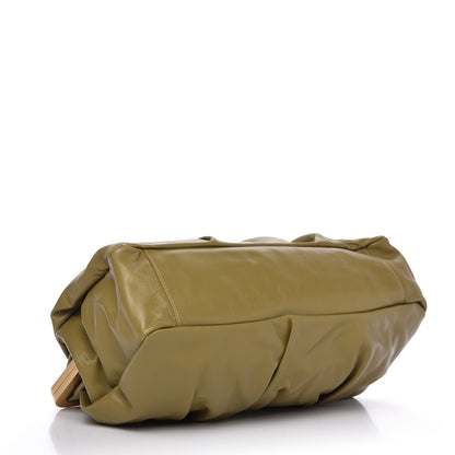 Mansur Gavriel Lambskin Wave Frame Clutch Safari 3 of 8