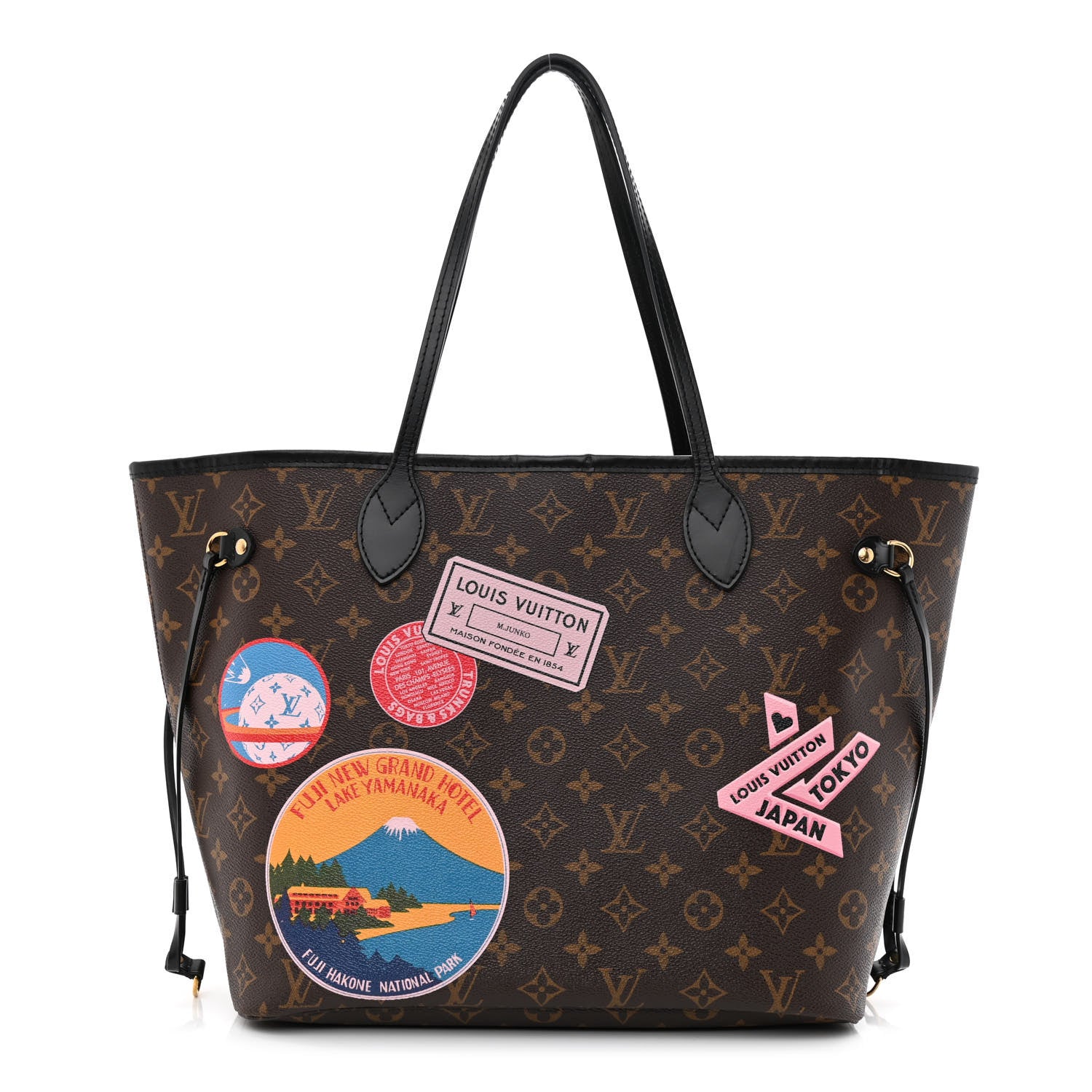 Louis Vuitton Monogram World Tour Neverfull MM 2 of 11
