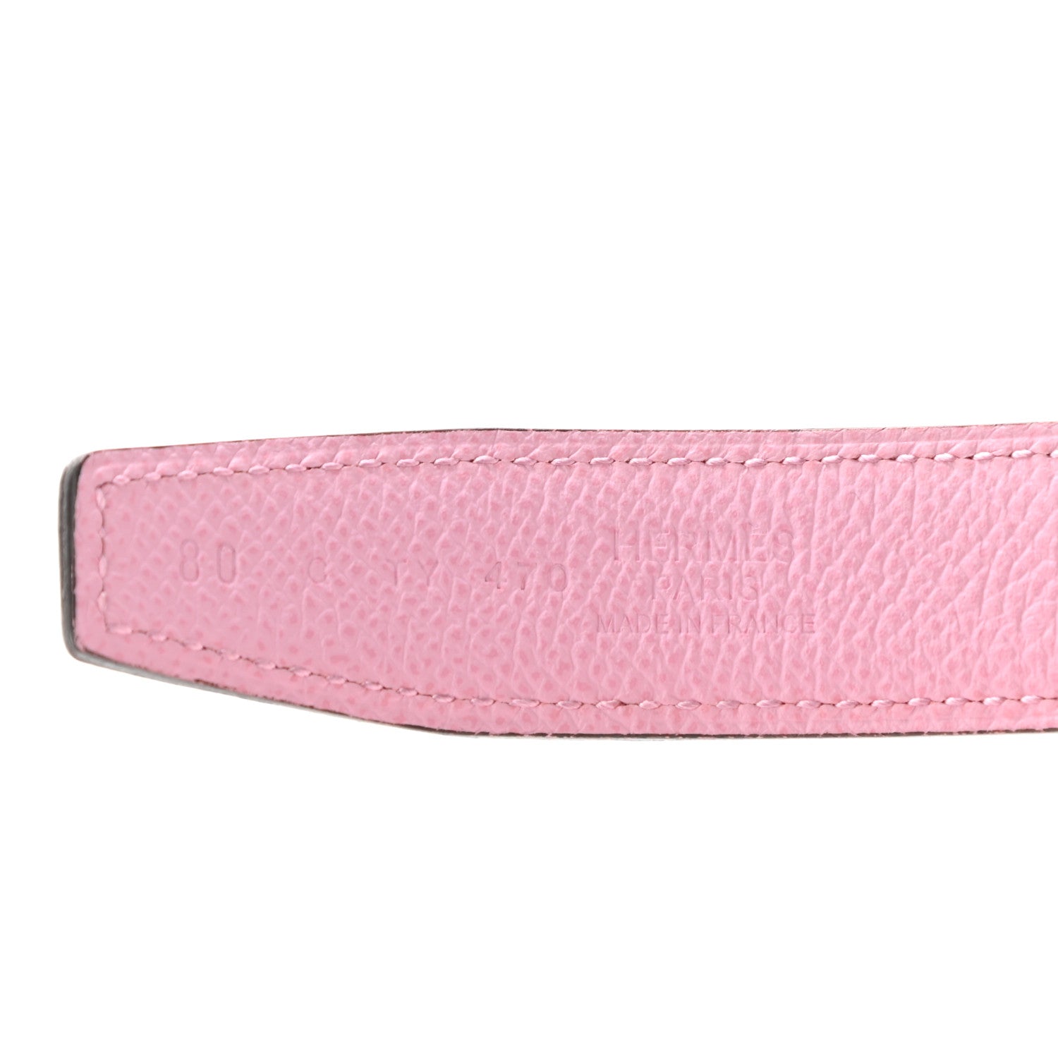 Hermes Swift Epsom 24mm Mini Constance H Belt 80 Rouge Tomate Rose Confetti 5 of 7