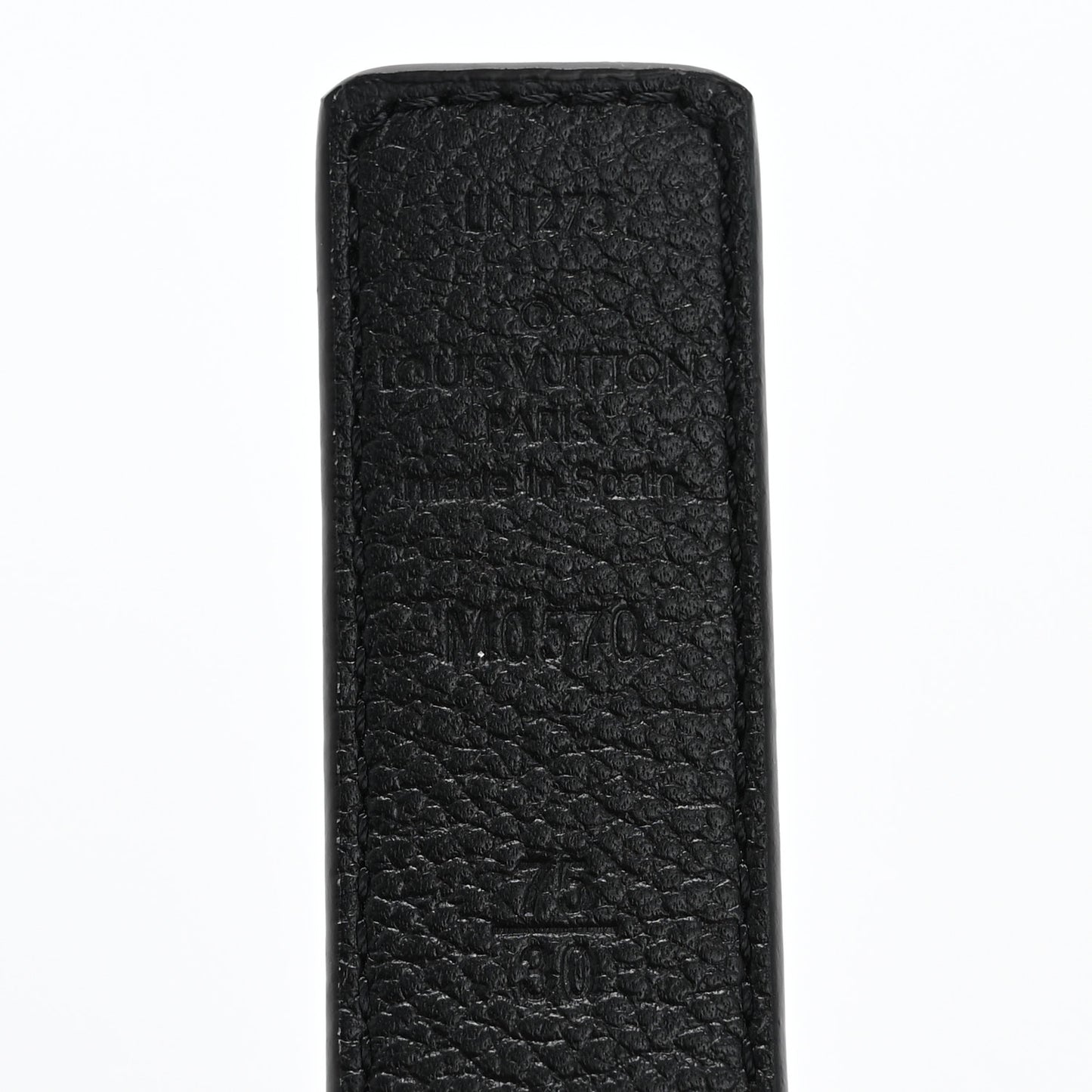 Calfskin Monogram 25mm LV Iconic Reversible Belt 75 30 Black