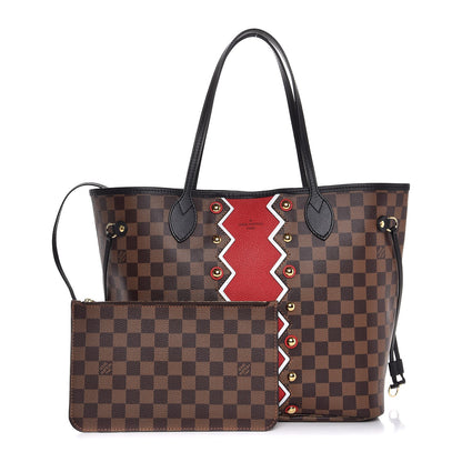 Louis Vuitton Damier Ebene Karakoram Neverfull MM 1 of 7