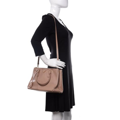 Prada Saffiano Small Galleria Double Zip Tote Cammeo 2 of 11