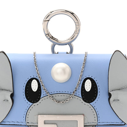 Fendi X FRGMT X POKEMON Nappa Pokemon Inlay Nano Maxi Buckle Baguette Charm Placid Blue Multicolor 8 of 11