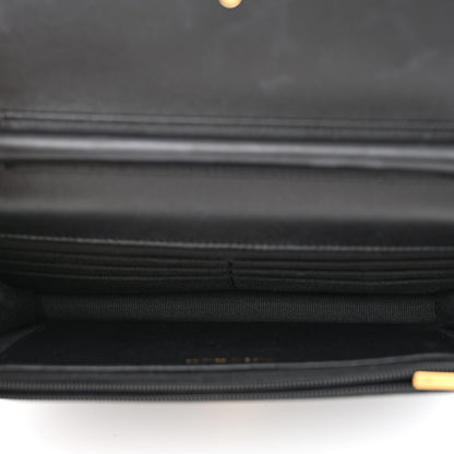 Chanel Lambskin Quilted Enamel Coco Casino Wallet On Chain WOC Black 5 of 13