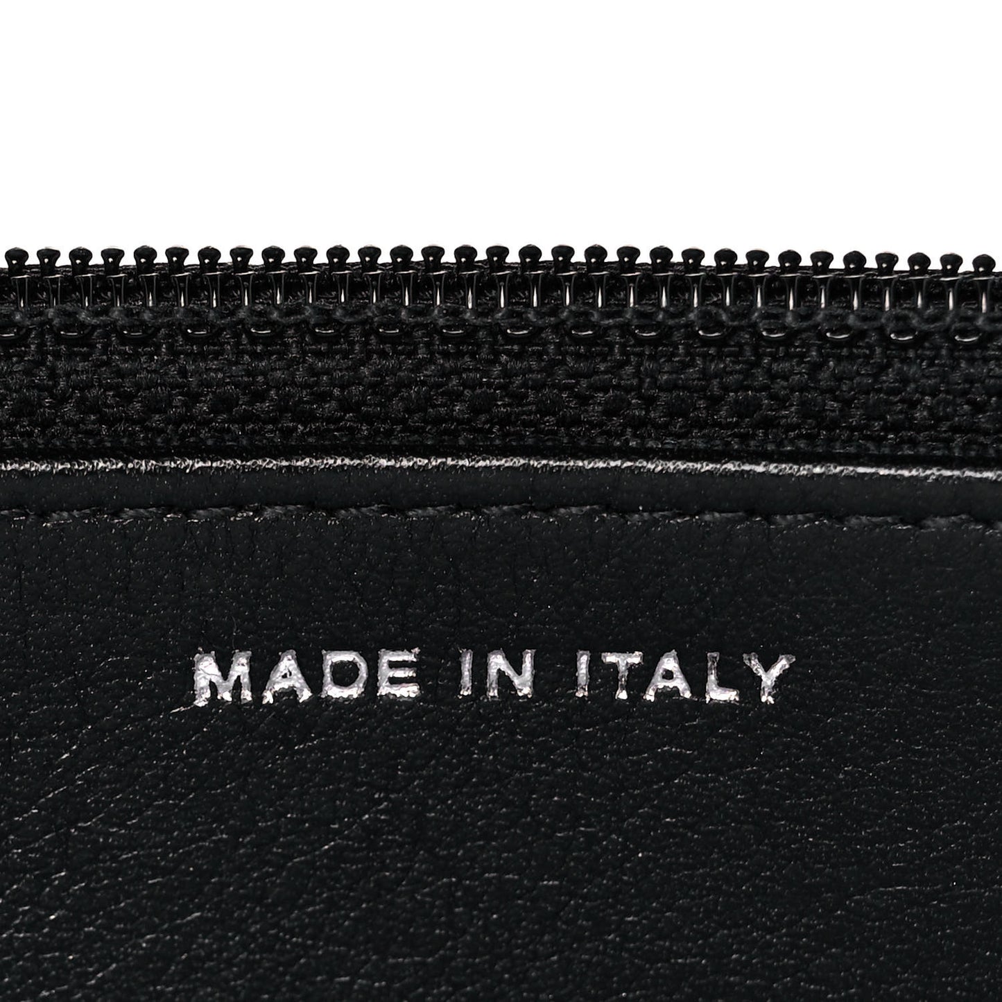 Patent Quilted Wallet On Chain WOC Black