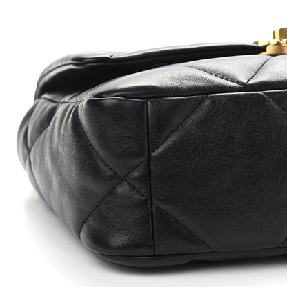 Chanel Lambskin Quilted Medium Chanel 19 Flap Black 8 of 9