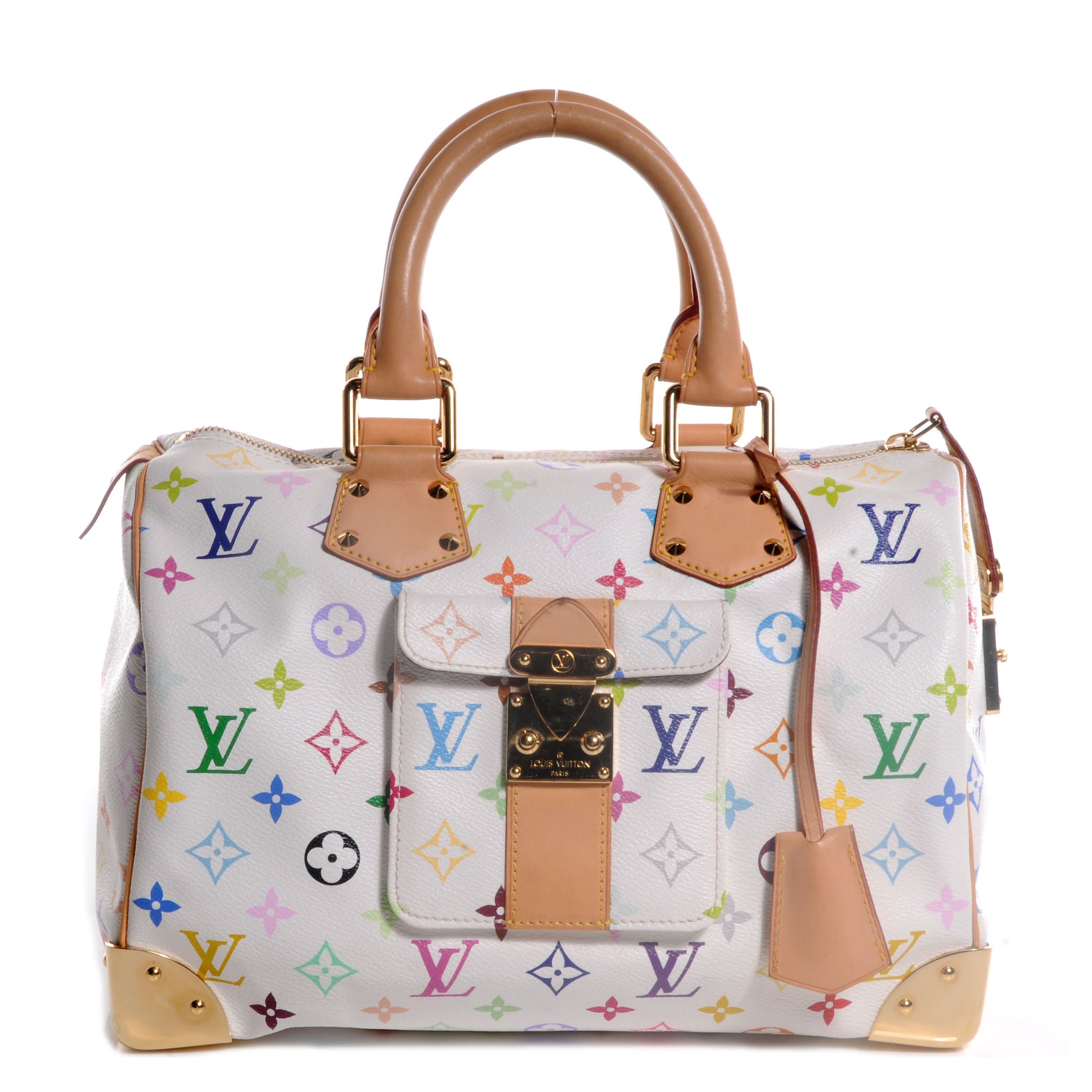 Louis Vuitton Monogram Multicolor Speedy 30 White 1 of 9