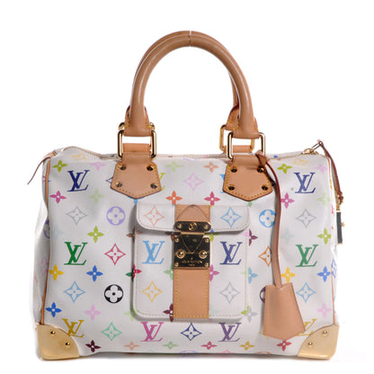 Louis Vuitton Monogram Multicolor Speedy 30 White 1 of 9