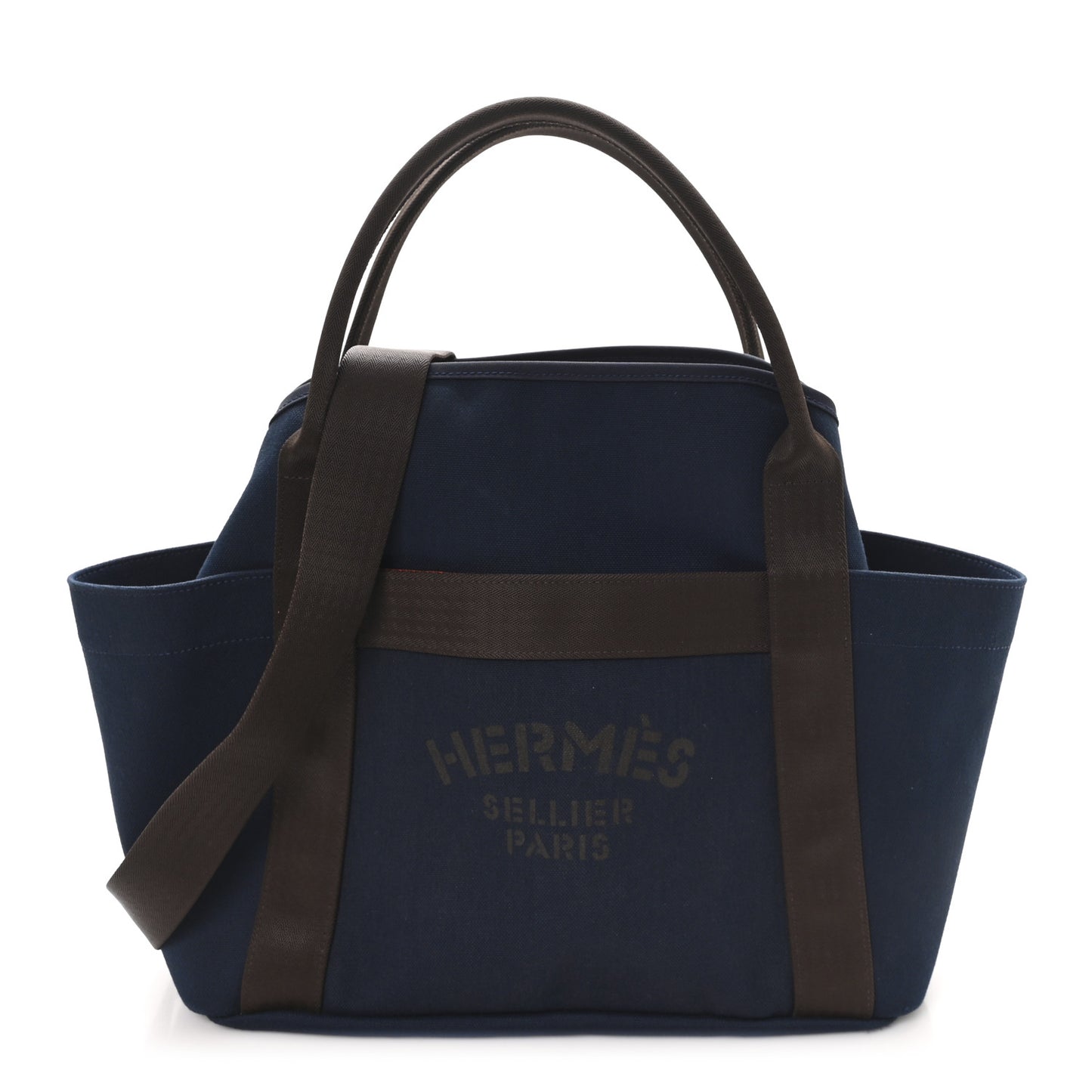 Canvas The Grooming Bag Bleu Navy Feu