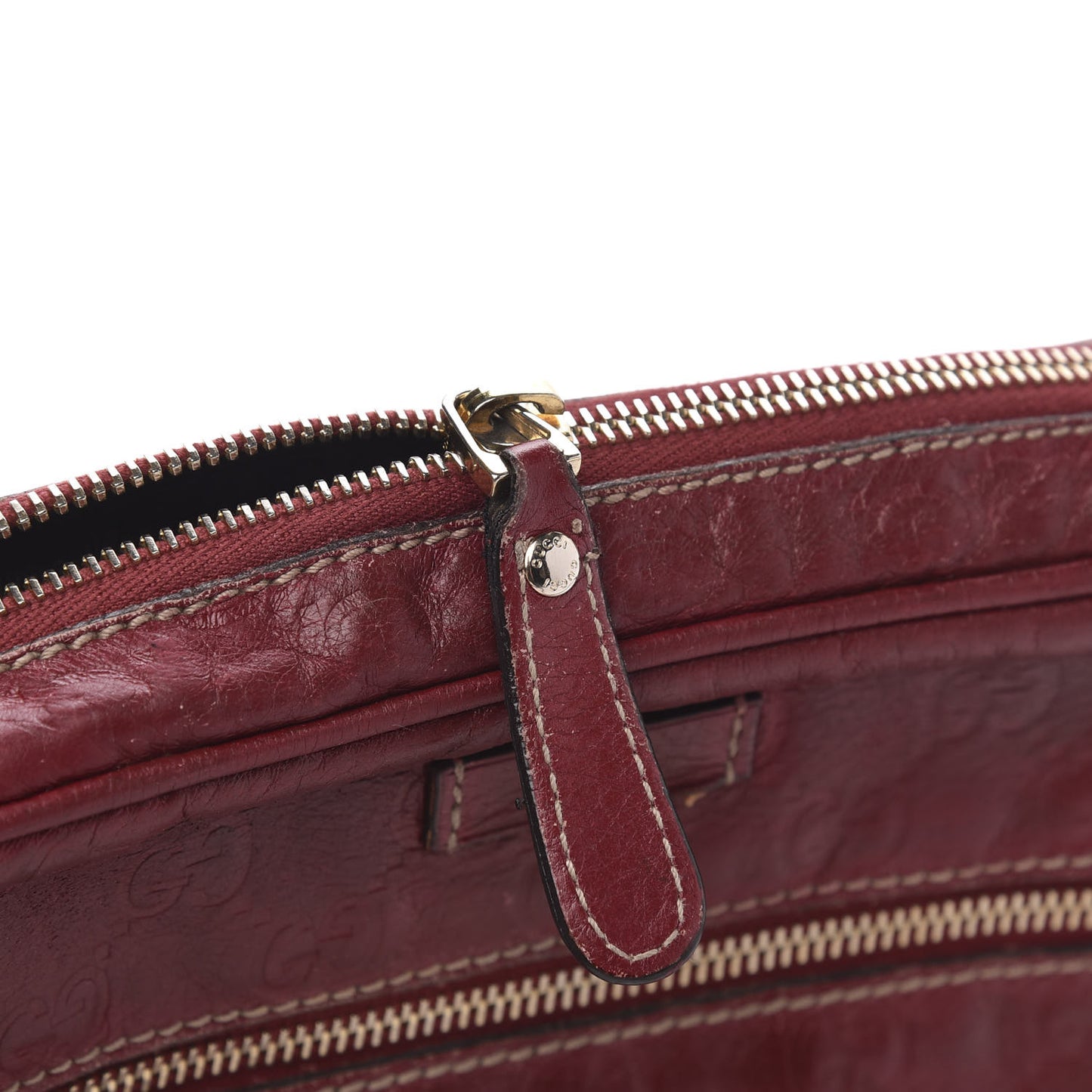Guccissima Small Shoulder Bag Red