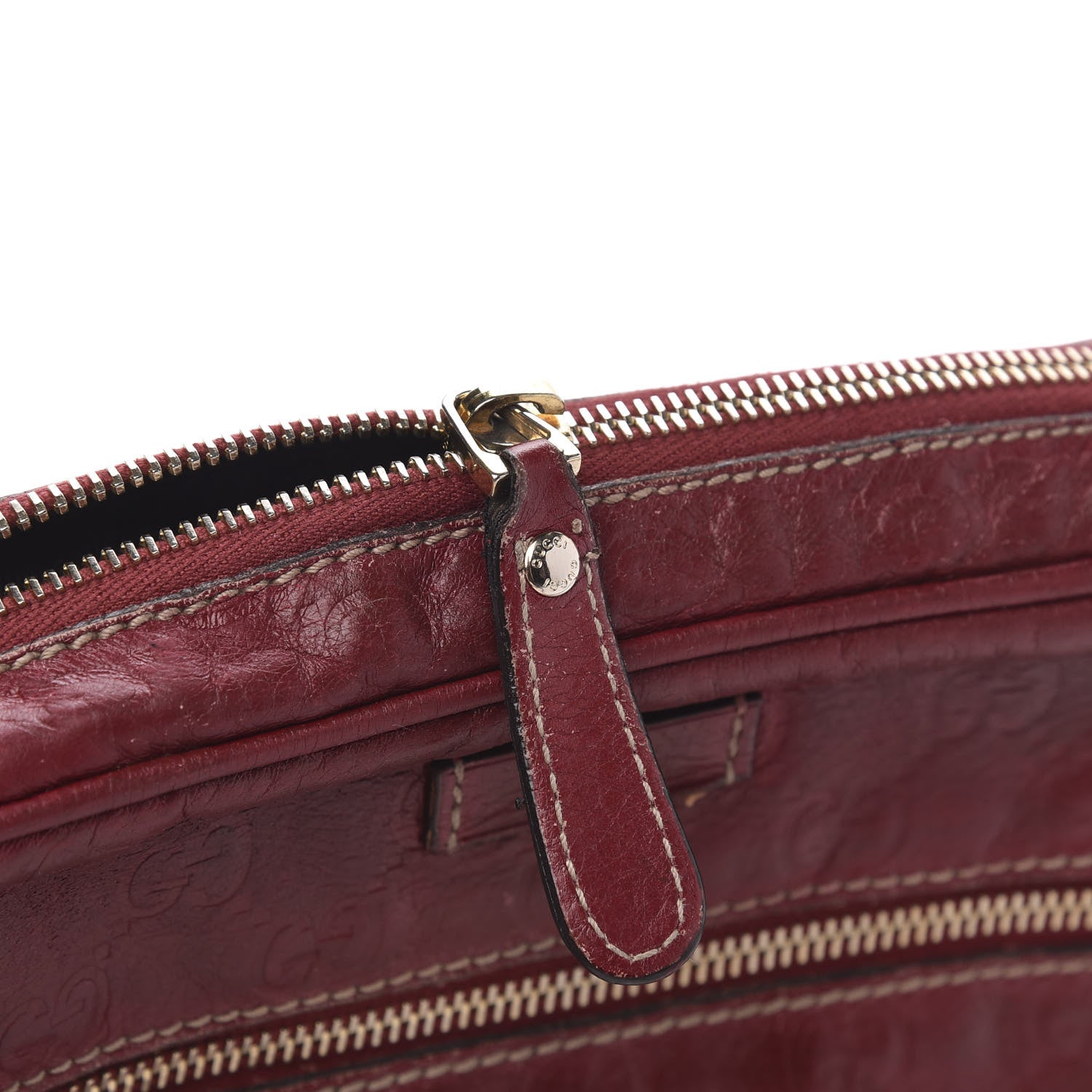 Gucci Guccissima Small Shoulder Bag Red 11 of 14