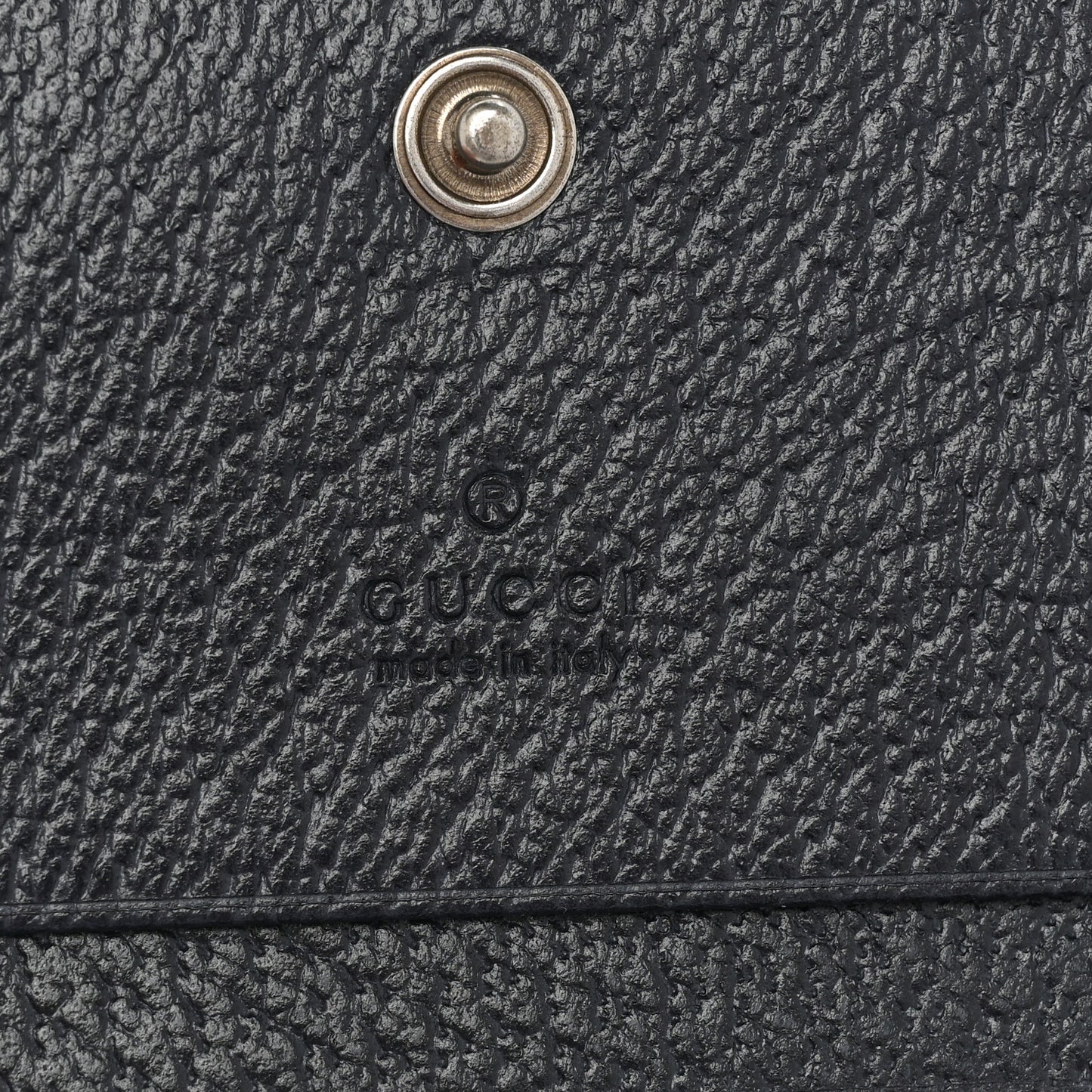 GG Supreme Monogram Textured Dollar Calfskin Web Ophidia Card Case Beige Blue