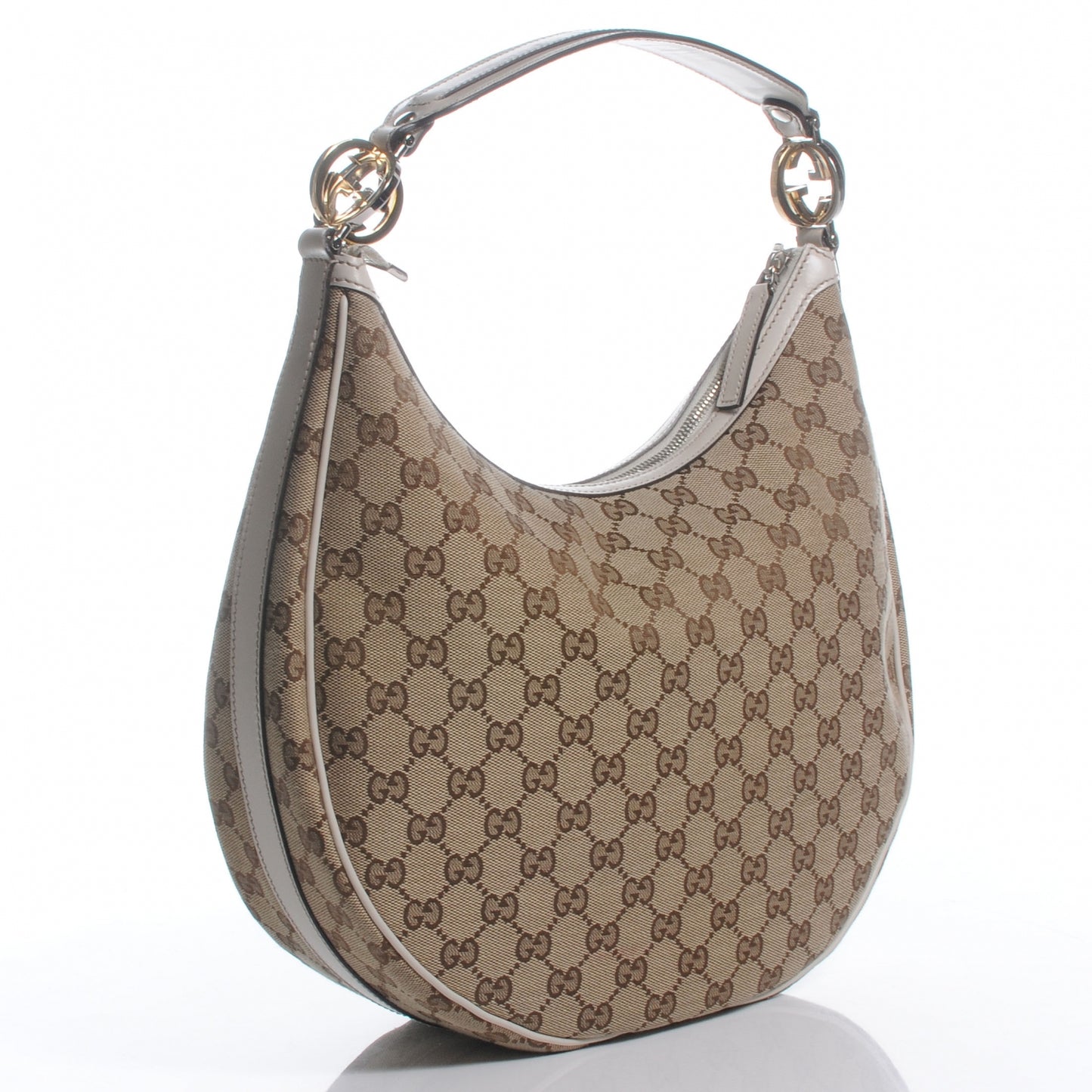 Monogram GG Twins Medium Hobo Ivory