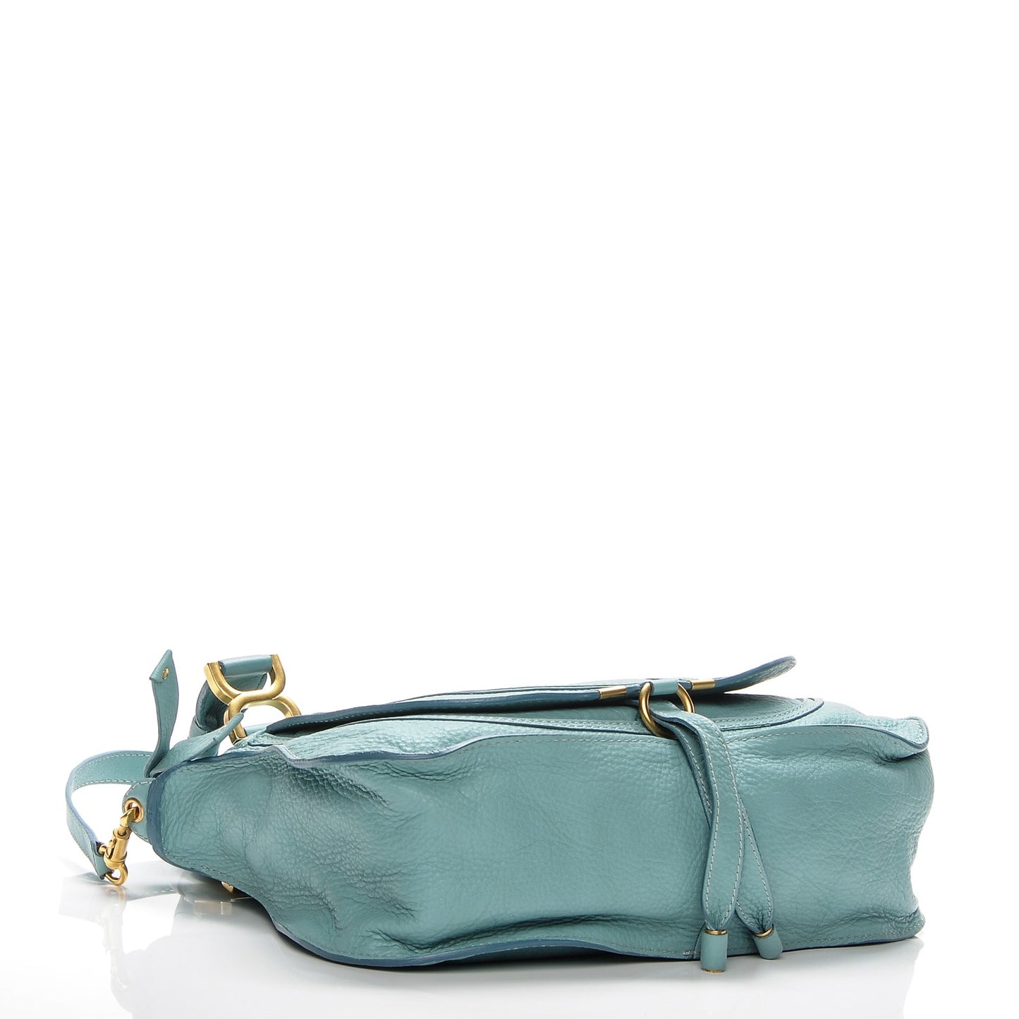 Calfskin Medium Marcie Satchel Mint Tea