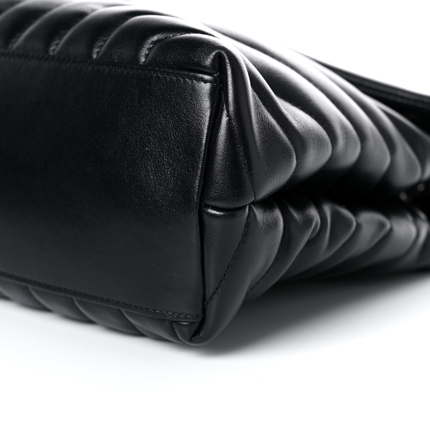 Saint Laurent Calfskin Y Quilted Monogram Medium Loulou Chain Satchel Black 9 of 20