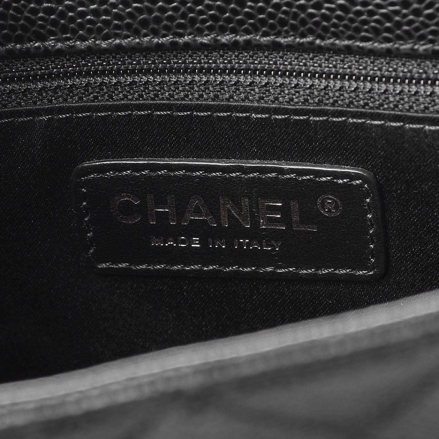 Chanel Caviar Quilted Grand Shopping Tote GST Black 6 of 9