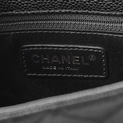 Chanel Caviar Quilted Grand Shopping Tote GST Black 6 of 9