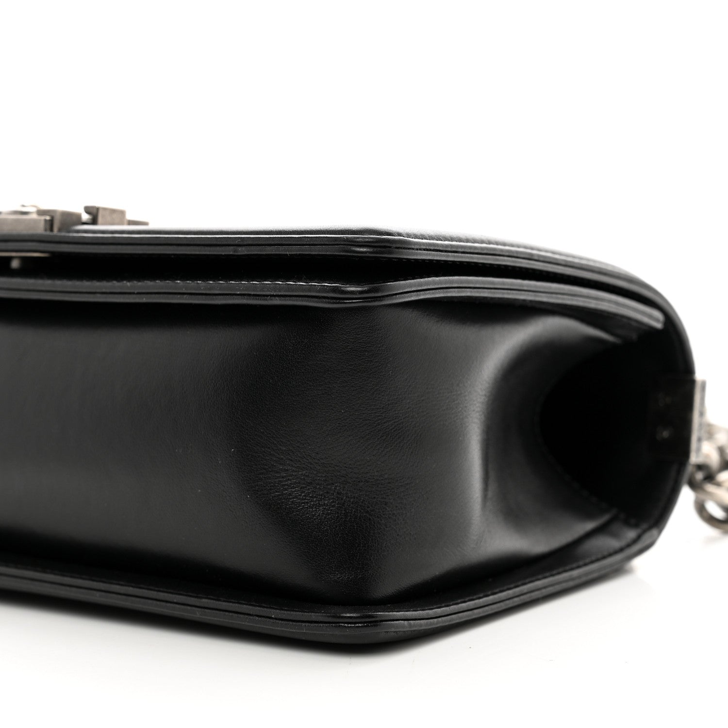 Chanel Lambskin Quilted Medium Boy Flap Black 10 of 10