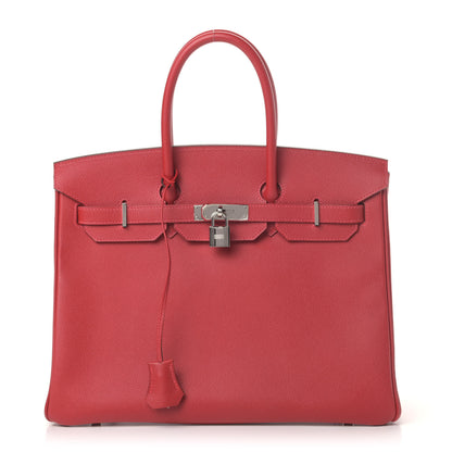 Hermes Epsom Birkin 35 Rouge Casaque 1 of 8