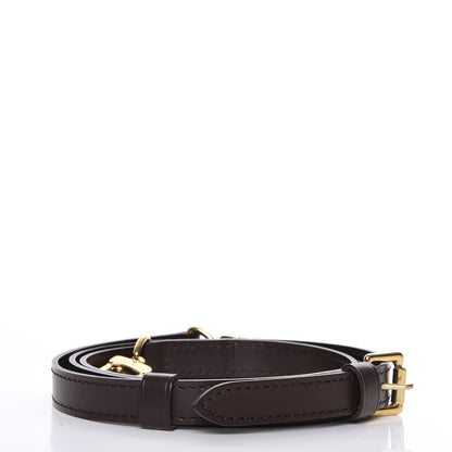 Louis Vuitton Calfskin 16mm Adjustable Shoulder Strap Brown 2 of 5