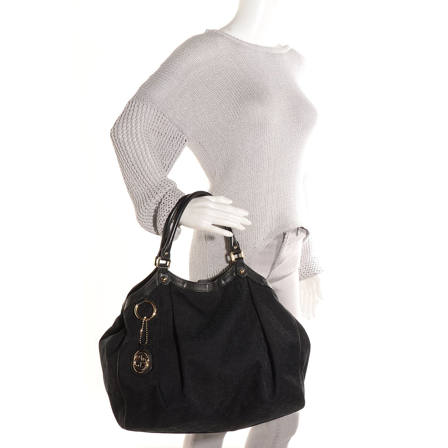 Monogram Large Sukey Tote Black